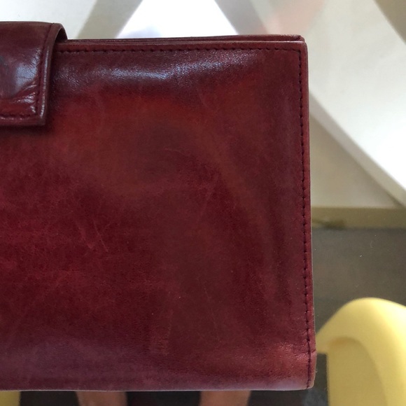 St Dennis LEATHER Vintage Billfold Wallet Passport - Picture 3 of 5